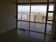 Totally revamped unit consists of 2 Bedrooms, 1 Bathroom, lounge, kitchen and balcony with built in braai. Unfurnished. No Pets. Unit is on the 4th floor with a nice sea view and has a elevator/stairs. 2 Parking bay's allocated for the unit. Situated in the center of Margate.