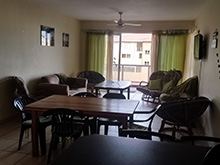 Comfortable 2 Bedroom, 2 Bathroom (Main on suite) unit, open plan kitchen & lounge/dining room,undercover balcony, Carport, 1st floor unit. Short stroll to Saint Michaels main swimming beach (200 mtrs) and all amenities, communal braai area, 24/7 Gate & security patrol.
